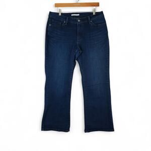 Levis 529 Jeans Womens 16 Dark Wash Denim Curvy Bootcut Stretch Y2K Classic